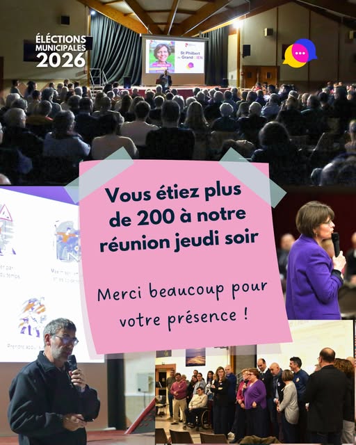 Saint Philbert – Municipales 2026 – Merci!